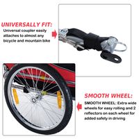 Unleash Adventure with the PawHut Foldable Pet Bike Trailer