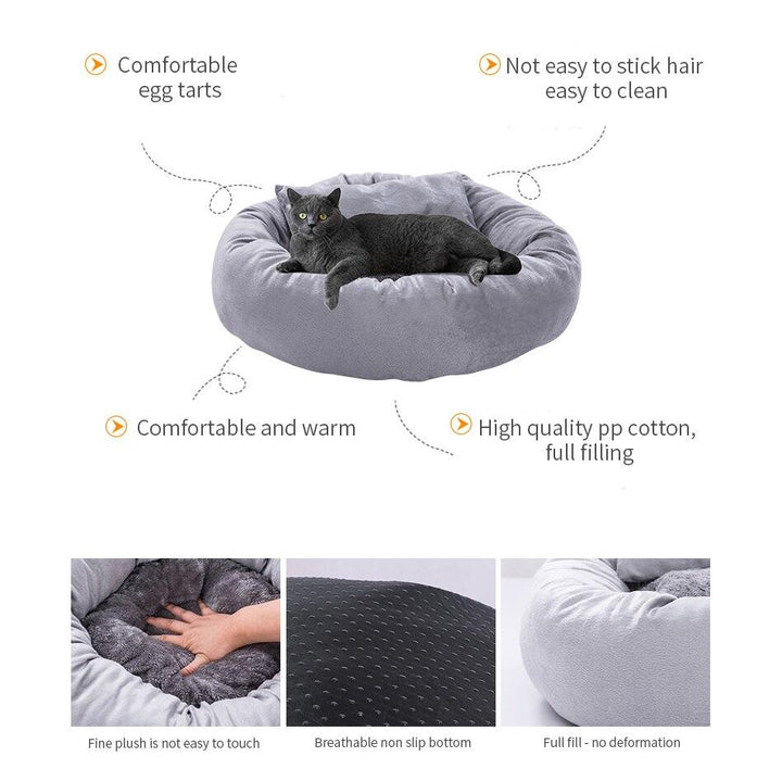 The Ultimate Comfort for Your Furry Friends: Pet Cute Round Bed