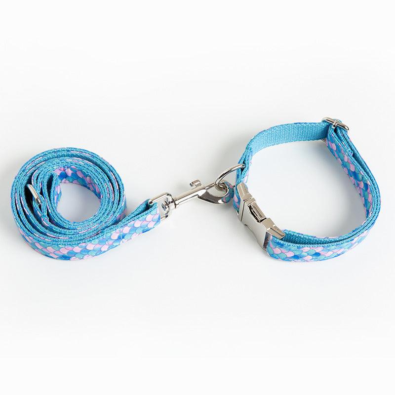Mermaid Magic Pet Collar Leash Set