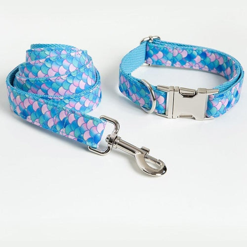 Mermaid Magic Pet Collar Leash Set