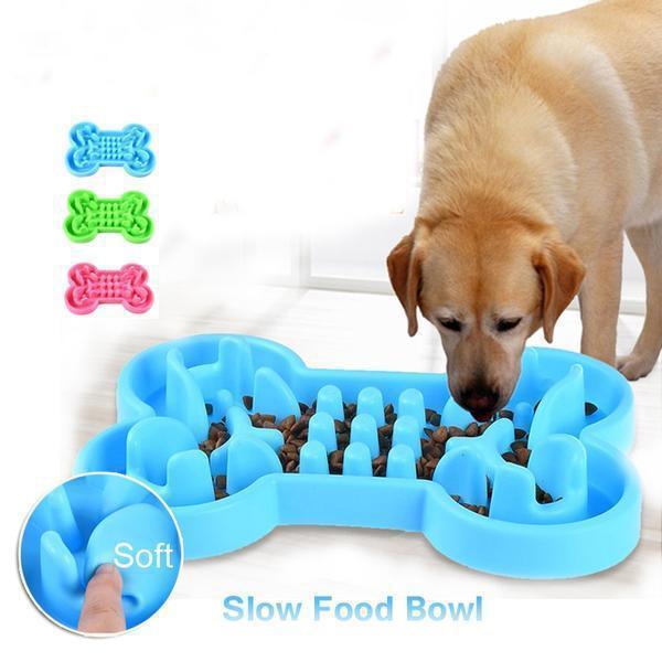 Pet Dog Slow Anti Choke Travel Bowl