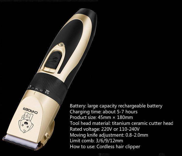 Pet Grooming Hair Trimmer And Electric Nail Clippers
