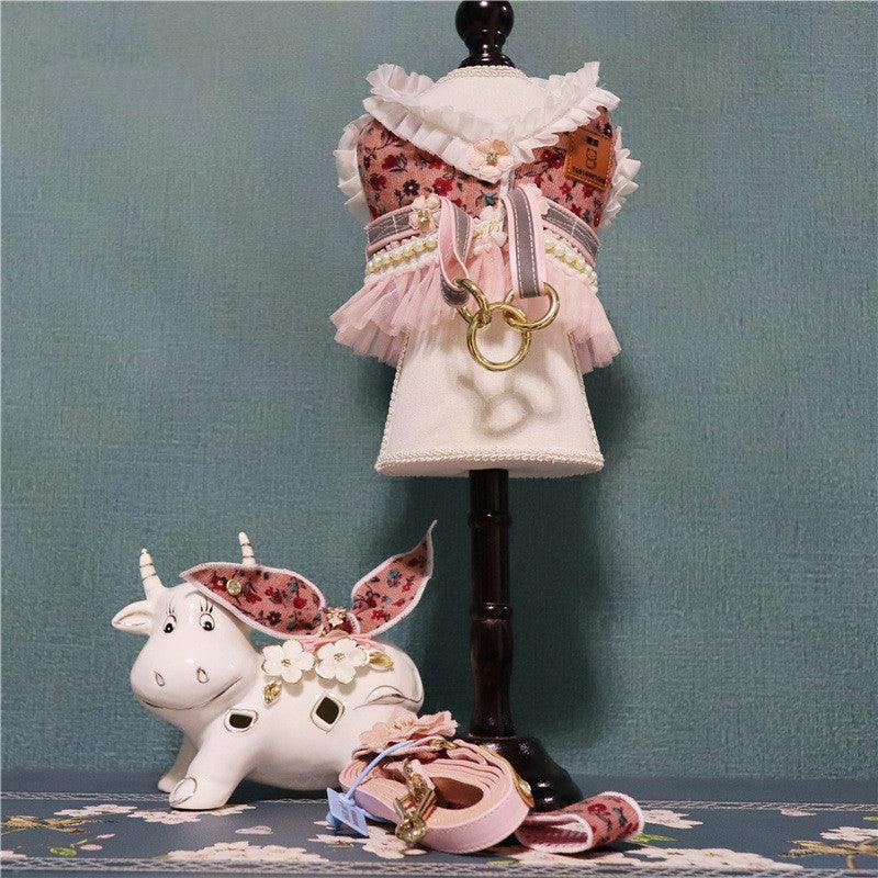 Reflective Pet Chest Harness And Leash Set