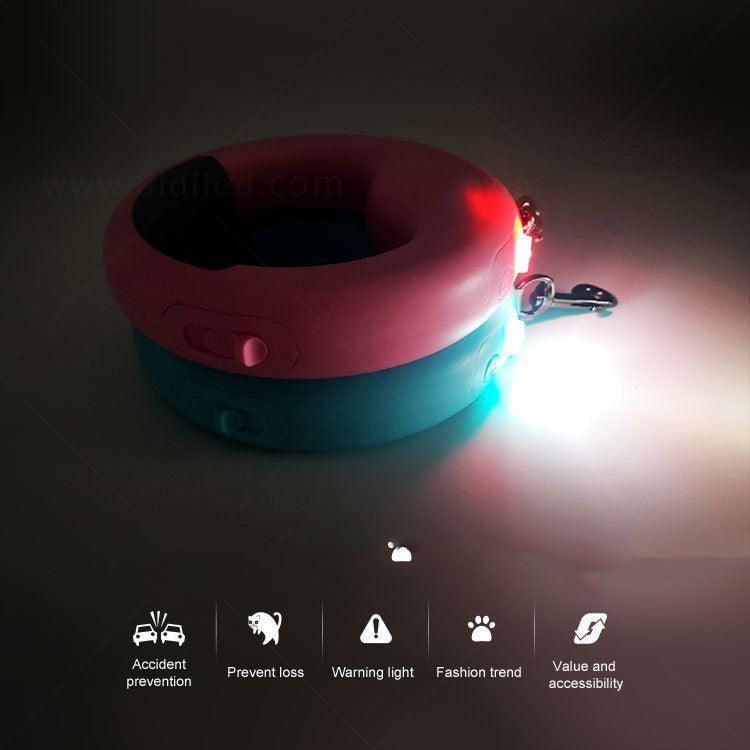 Automatic Pet Walking Leash With Led Lights