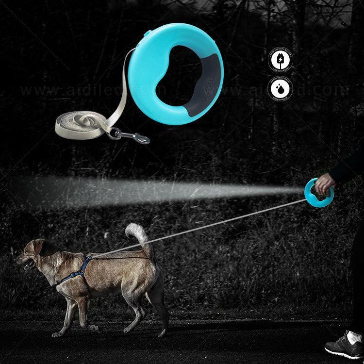Automatic Pet Walking Leash With Led Lights