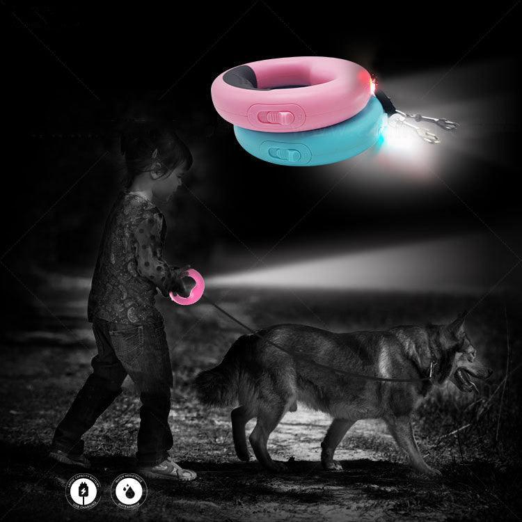 Automatic Pet Walking Leash With Led Lights