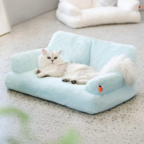 Plush Cat Bed For Indoor Cats