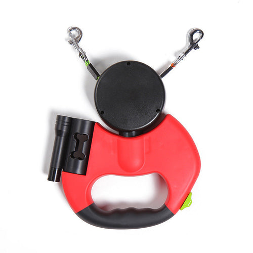 Retractable Dual Pet Lead Leash