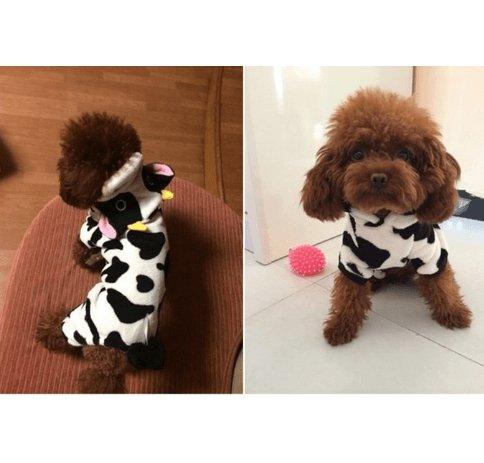 Cozy Cow Pet Costume Sweater
