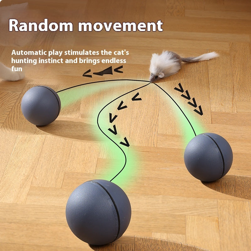 Mouse Teaser Ball Funny Moving Toy For Pets