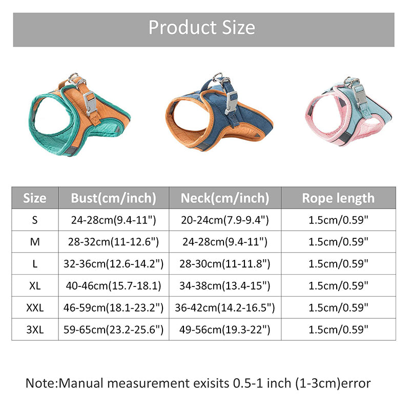 Adjustable Cat Harness With Leash