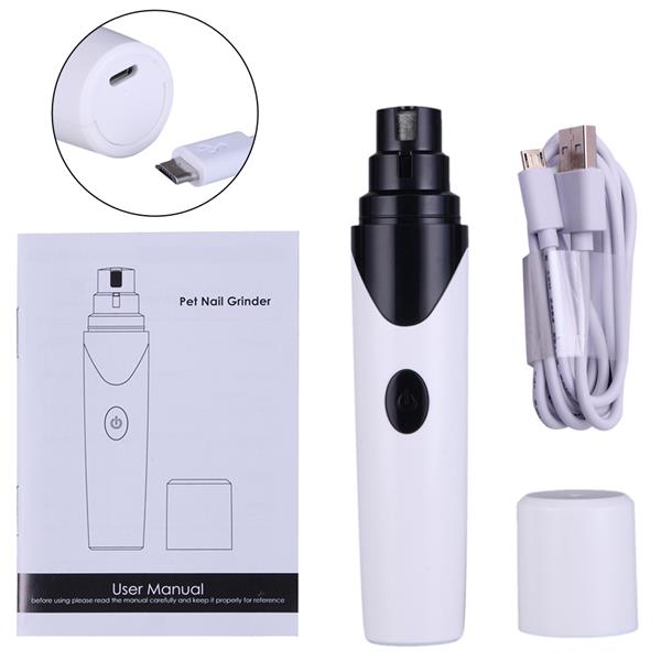 Dog Nail Grinders Rechargeable Pet Nail Clippers