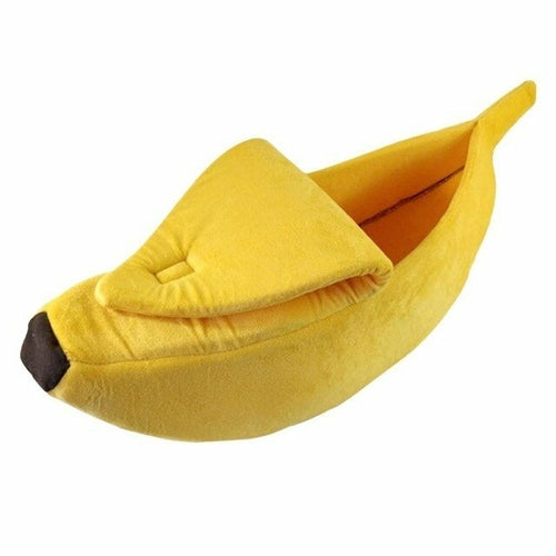 Dog Banana Shape Warm Bed