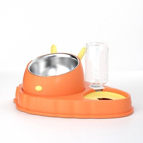 Double Bowl Pet Feeding Tool Tilt