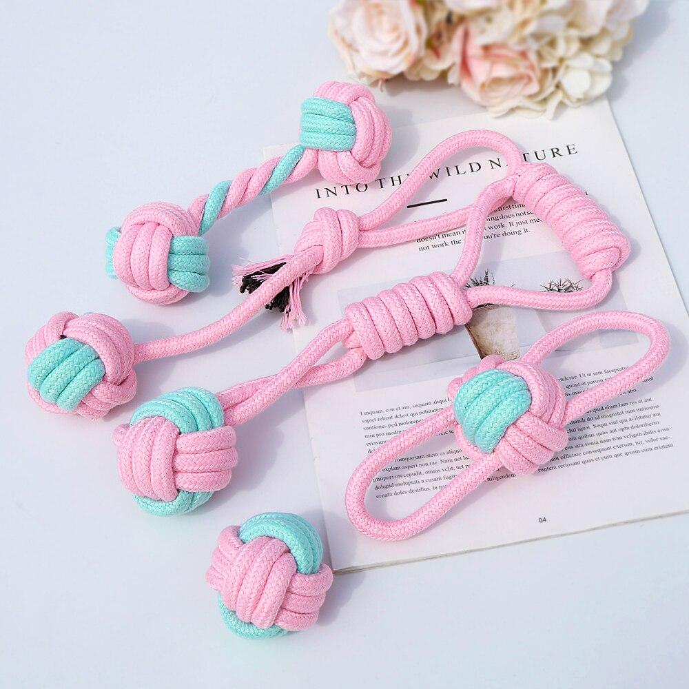 5pcs Cotton Dog Rope Toy