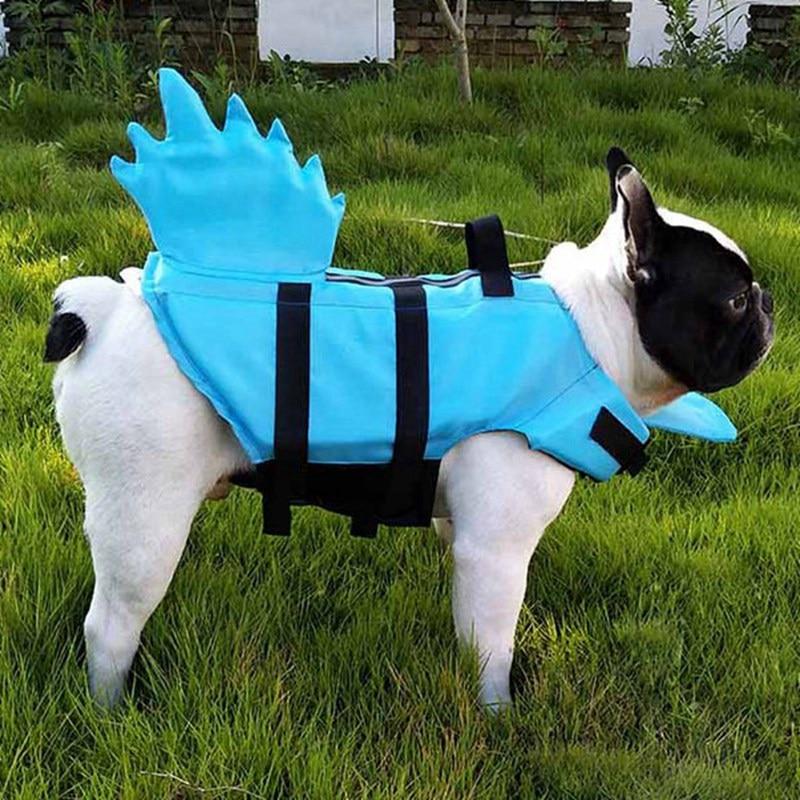Dog Life Vest Summer Shark Pet Jacket