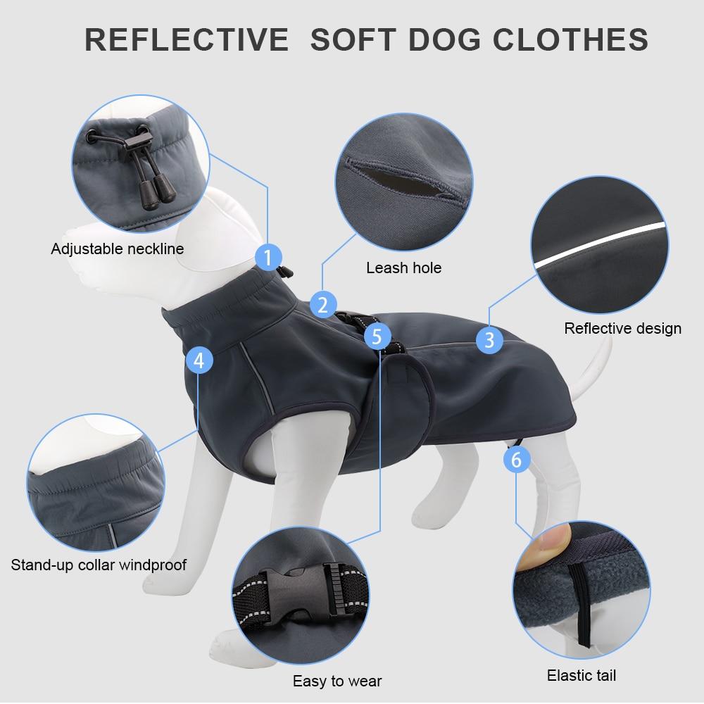Waterproof Warm Padded Pet Winter Clothing