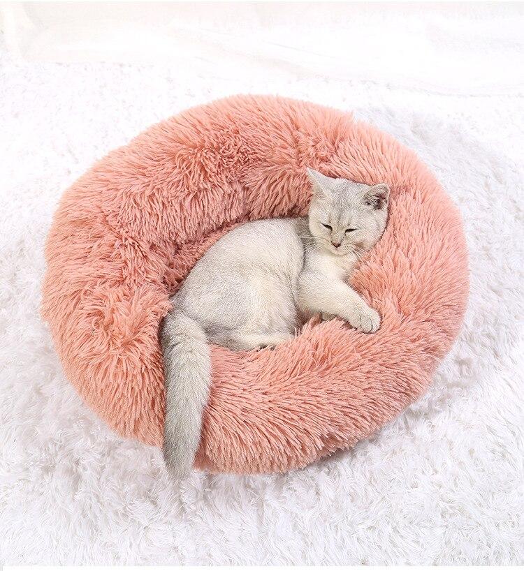 Soft Pet Dog Round Winter Bed