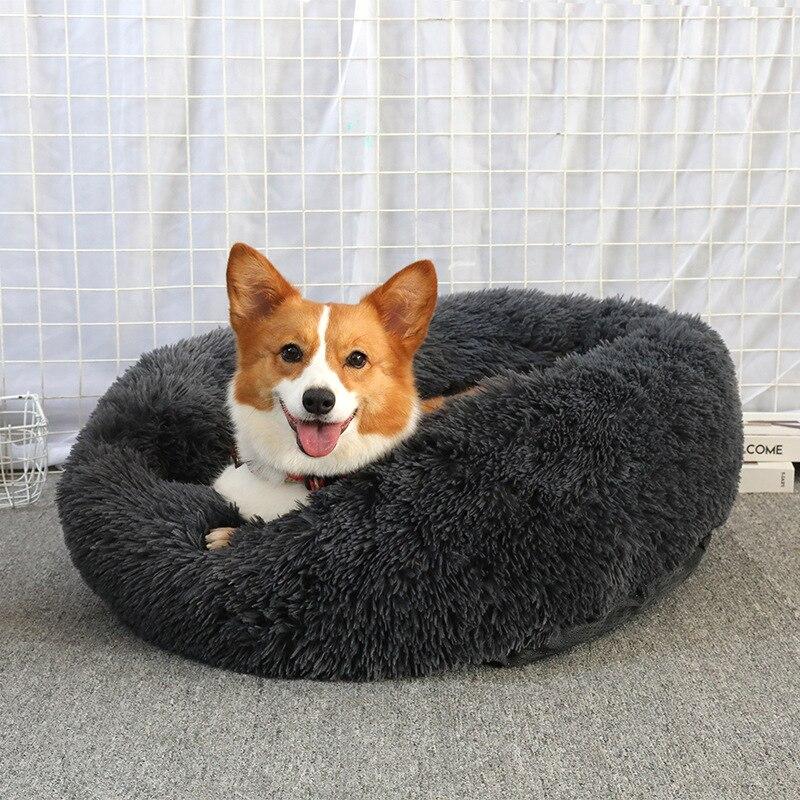 Soft Pet Dog Round Winter Bed