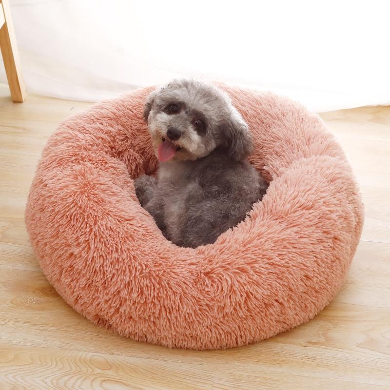 Soft Pet Dog Round Winter Bed