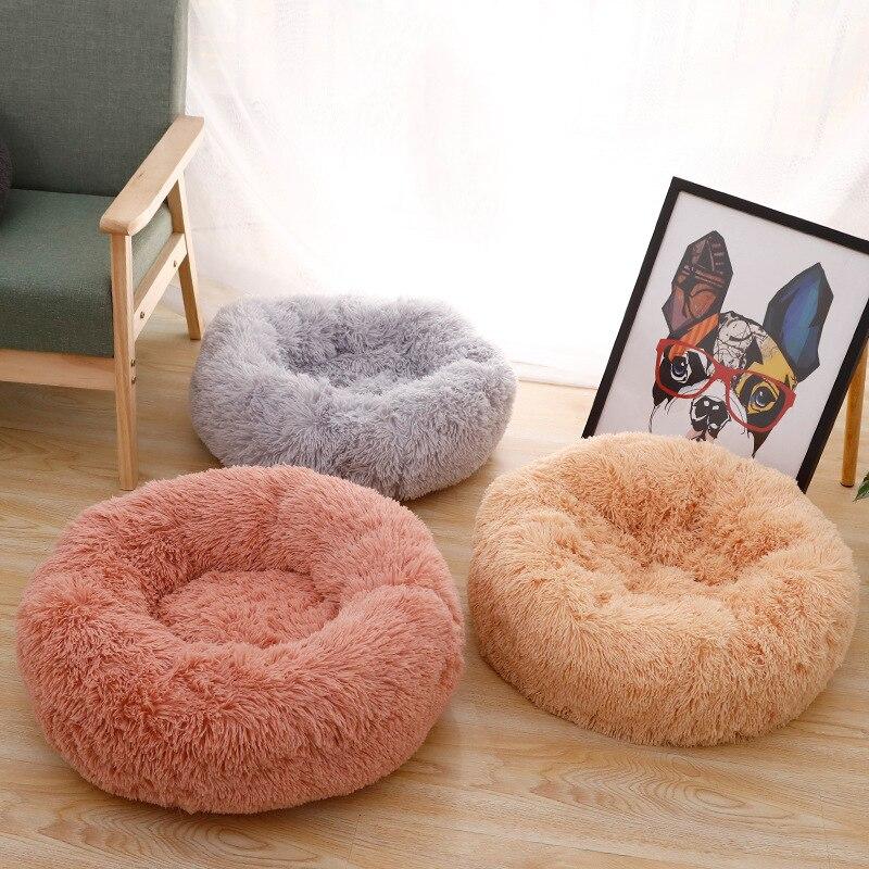 Soft Pet Dog Round Winter Bed