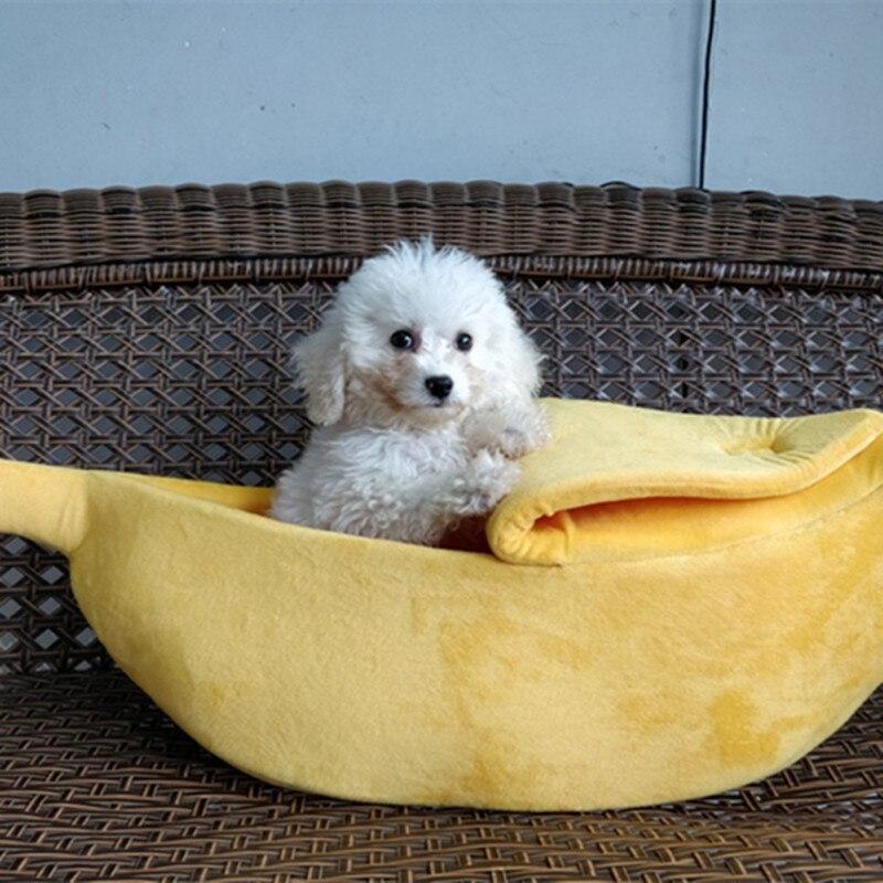Dog Banana Shape Warm Bed