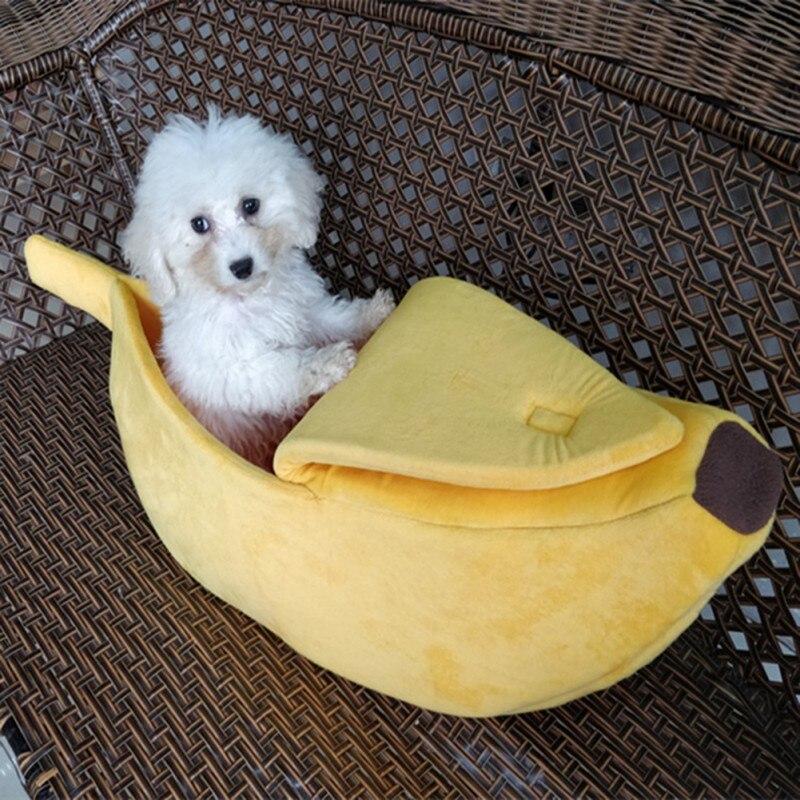 Dog Banana Shape Warm Bed