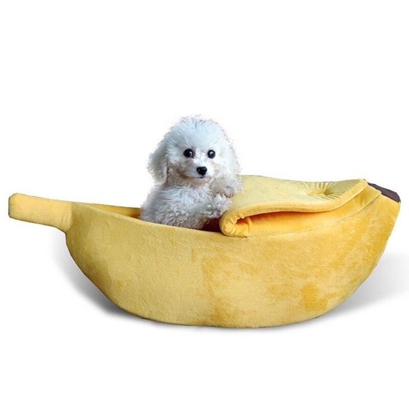 Dog Banana Shape Warm Bed