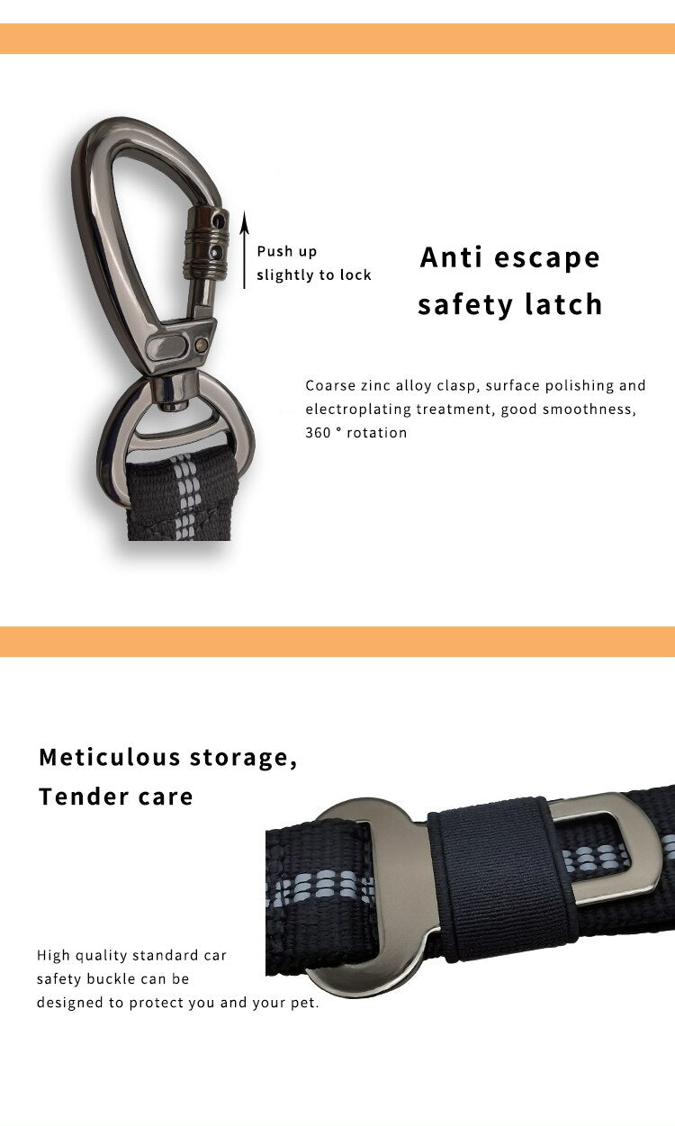 Adjustable Dog Nylon Reflective Leash