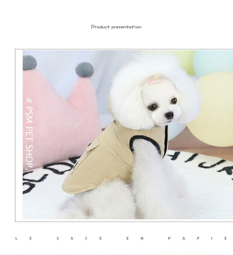 Pet Winter Warm Corgi Bichon Jacket