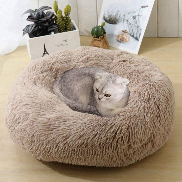Round Cat Bed Warm Sleeping Bed
