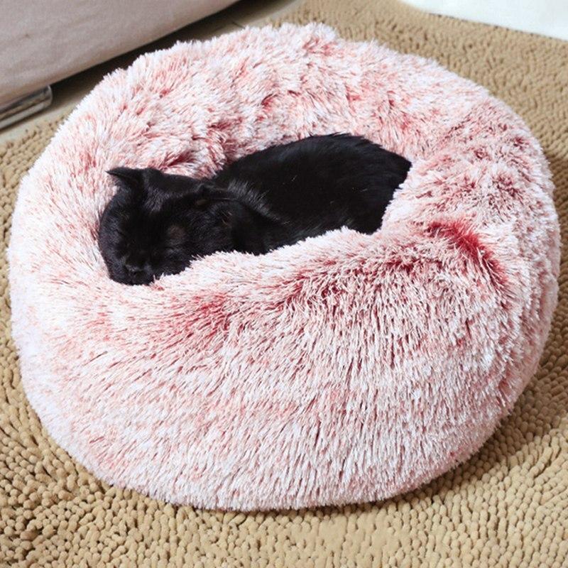 Round Cat Bed Warm Sleeping Bed